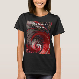 Le T-shirt féminin sur le thème de Kia Kaha Stay S