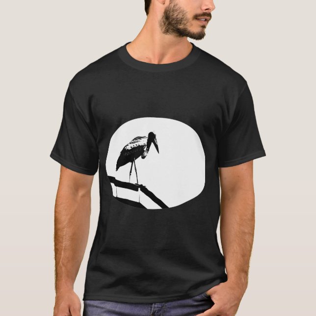 Le T-shirt foncé de base des hommes (Devant)