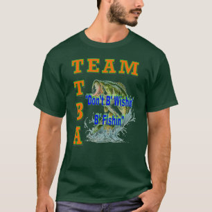 Le T-shirt foncé de base des hommes de l'équipe