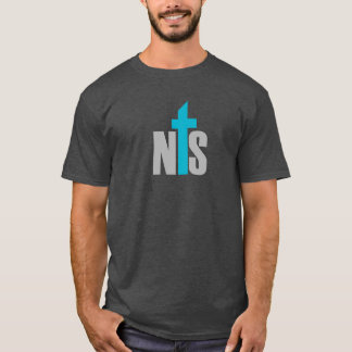 Le T-shirt foncé de base des hommes de NTS