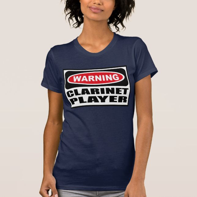 Le T-shirt foncé de CLARINETTE des femmes (Devant)