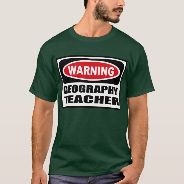 Le T-shirt foncé de GÉOGRAPHIE des hommes (Devant)