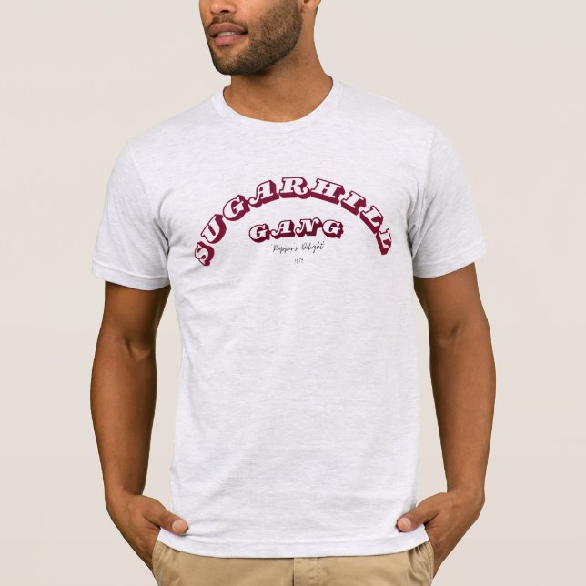 Le T-shirt Gang de Sugarhill "Rapper's Delight" (Devant)