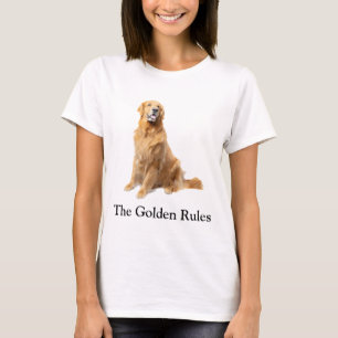 Le T-shirt Golden Retriever Rules