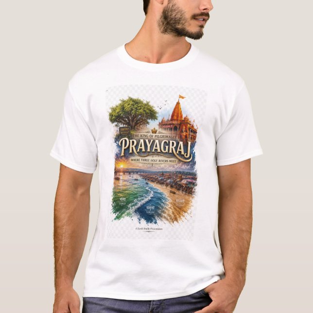 Le T-Shirt Holistique "Prayagraj" (Devant)