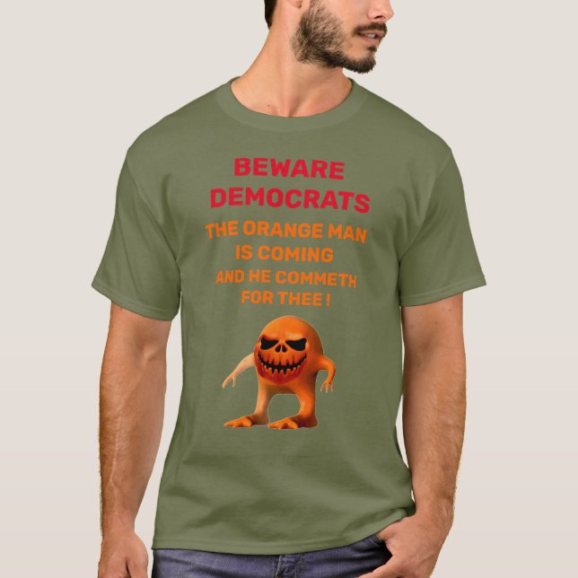 Le T-shirt homme ORANGE (Devant)