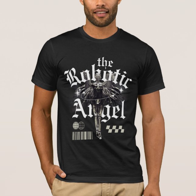 Le T-shirt homme Robotique Angel Bella+Canvas (Devant)