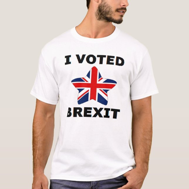 Le T-shirt I a voté Brexit (Devant)