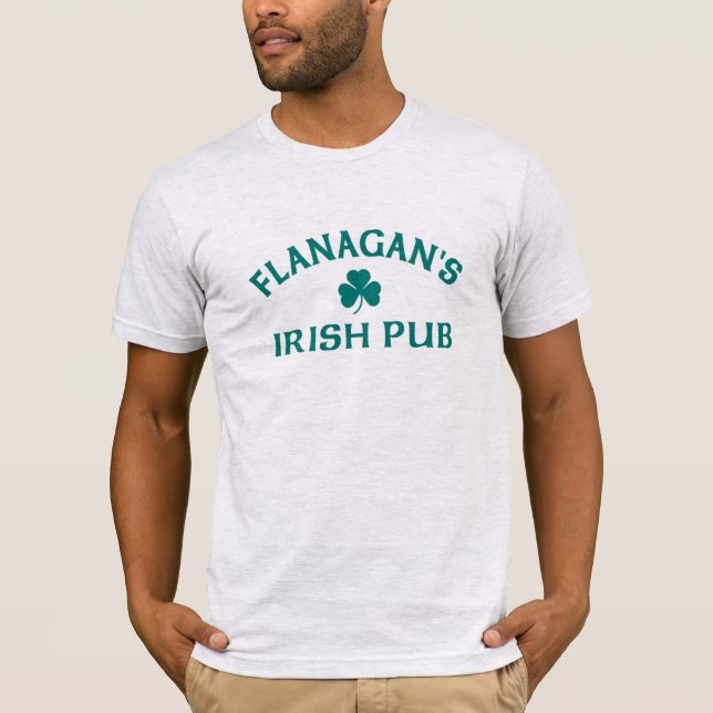 Le T-shirt irlandais du pub Flanagan (Devant)