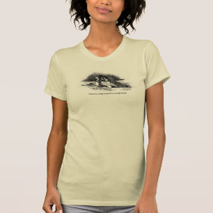 Le T-shirt jaune de papier peint