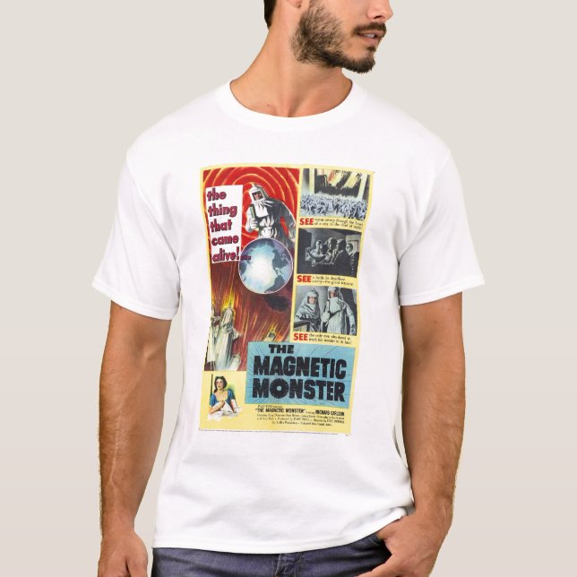 Le T-shirt magnétique de monstre (Devant)