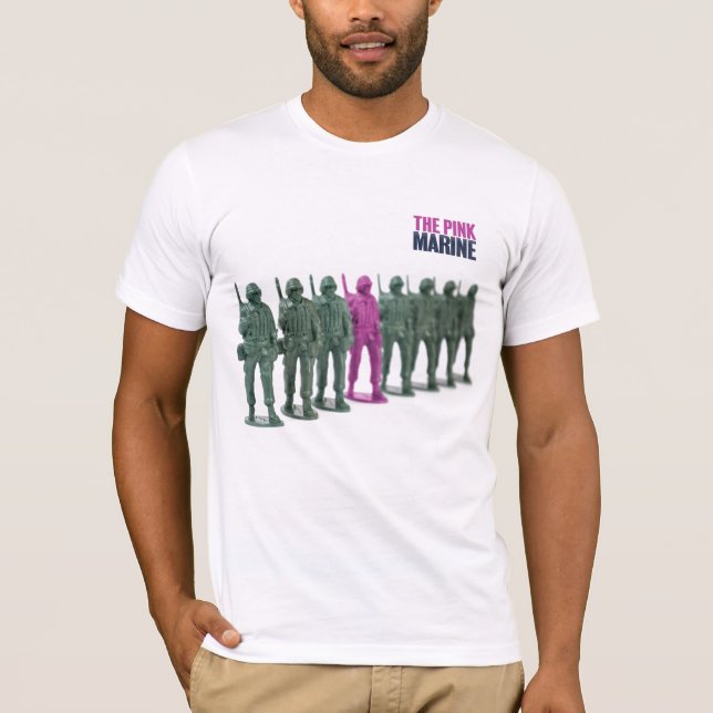 Le T-shirt marin rose (Devant)