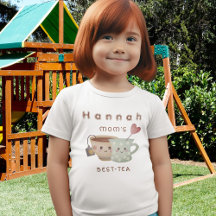 Le T-shirt Meilleur Tea Toddler de Maman couleur m