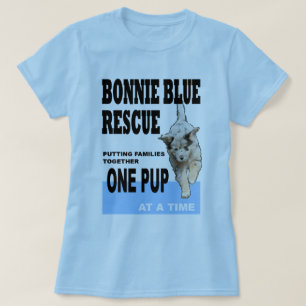 Le T-shirt mignon des femmes bleues de délivrance