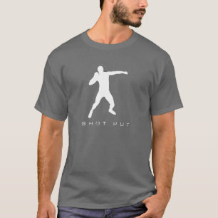 Le T-shirt mis par tir des hommes d'athlétisme