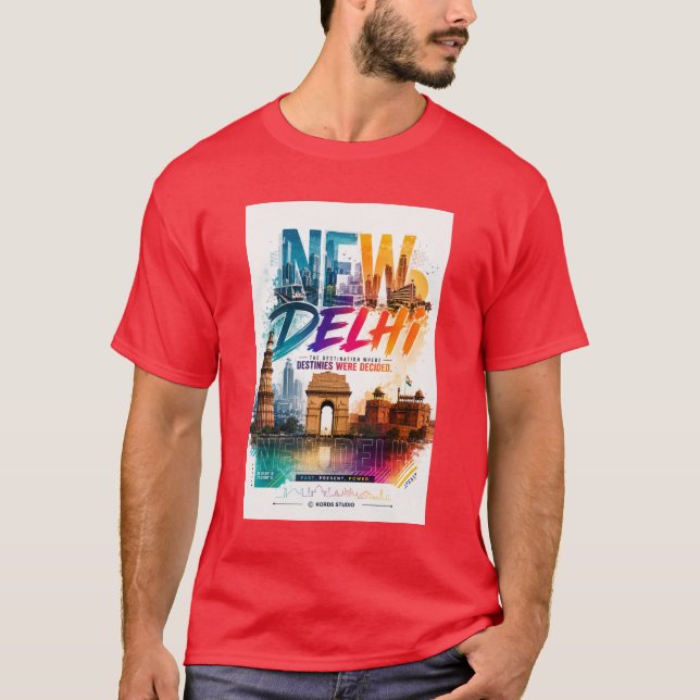 Le T-SHIRT "New Delhi" Héritage  (Devant)