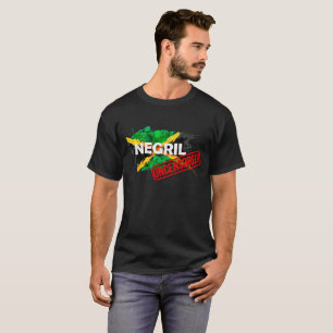 Le T-shirt noir des hommes NON CENSURÉS de Negril