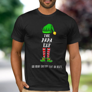 Le T-shirt Papa ELF, Famille de Noël