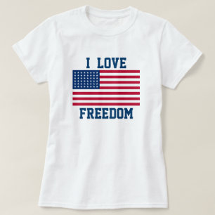 Le T-shirt patriotique des femmes