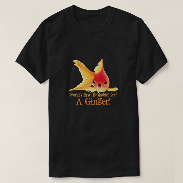 Le T-shirt Poisson Poisson Ginger Pet (Design devant)