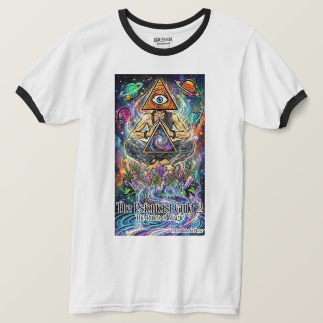 Le T-Shirt Psionicist Guild 2 Ringer (Design devant)