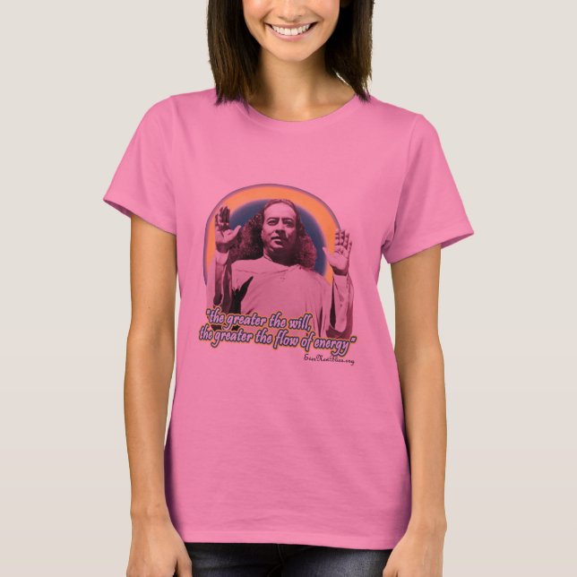 Le T-shirt PY02 des femmes de Yogananda (Devant)