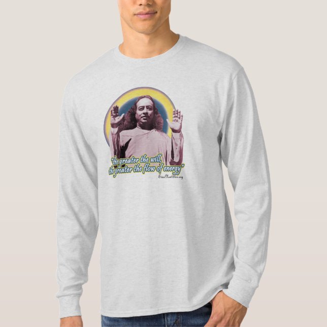 Le T-shirt PY02 des hommes de Yogananda (Devant)