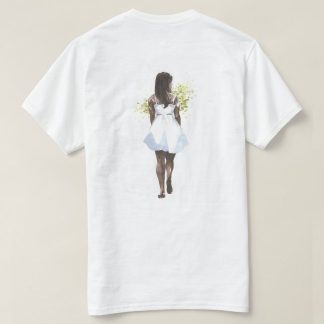 Le T-shirt Recherché des hommes se sentants (Design dos)
