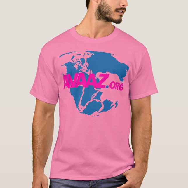 Le T-shirt rose officiel d'Avaaz (Devant)
