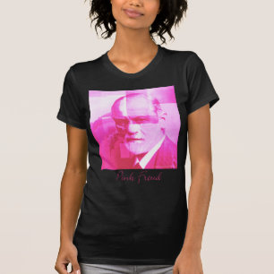 Le T-shirt rose original de Freud_Black
