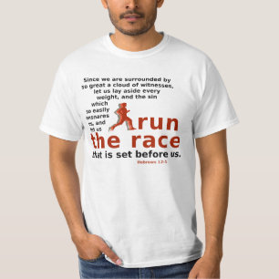 Le t-shirt Run the Race Hebrews 12:1