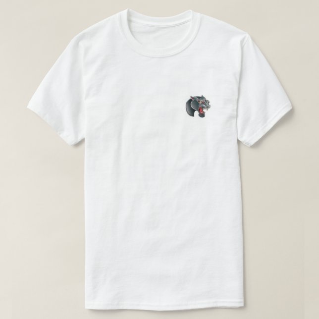 Le T-shirt Samurai Panther noir (Design devant)