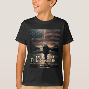 Le T-Shirt Sequel Trump 2024 Républicain Drôle Fél