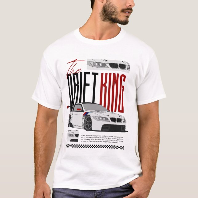 Le t-shirt The Drift King pour hommes (Devant)