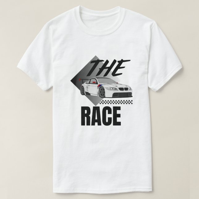 Le T-Shirt Unisexe de Course Automobile « The Race (Design devant)