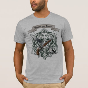 Le T-shirt vintage des hommes de pirate de butin