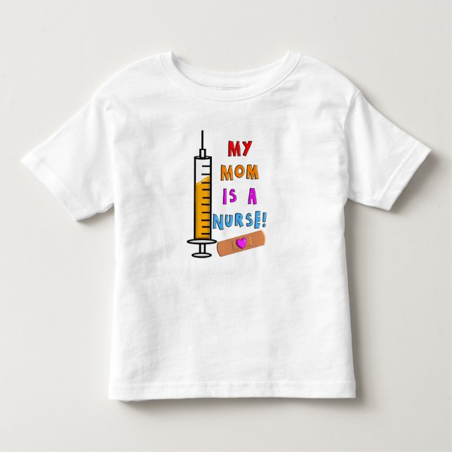 Le T-shirts d'enfants d'infirmière ma maman est (Devant)