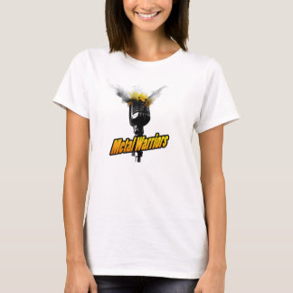 Le T-shirts des femmes de guerriers en métal