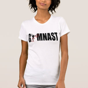 Le T-shirts des femmes de gymnaste