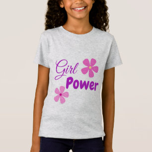 Le T-shirts des filles de puissance de fille