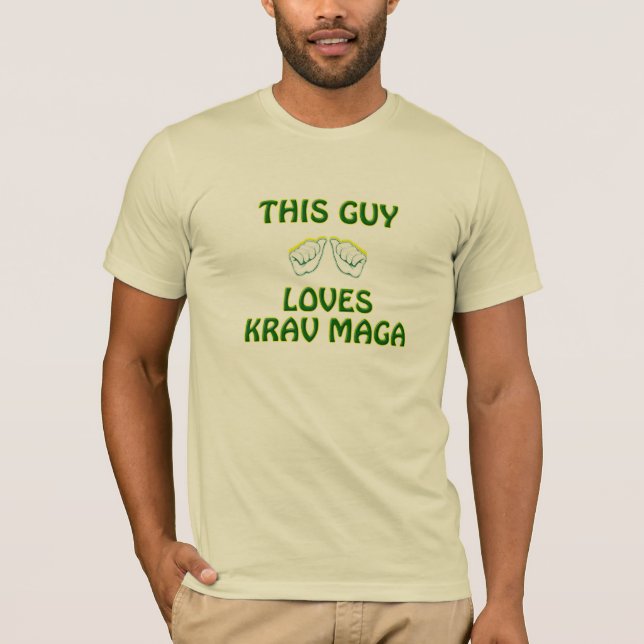 Le T-shirts des hommes de Krav Maga du monde (Devant)
