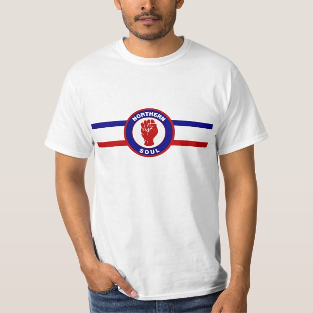 Le T-shirts des hommes du nord de l'âme RWB (Devant)