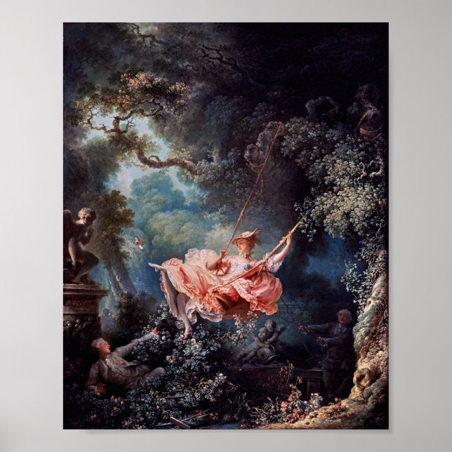 Le tableau de Jean-Honoré Fragonard (Devant)