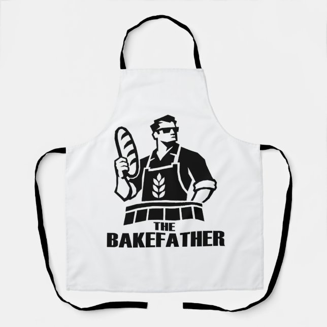 Le tablier de cuisine drôle Bakefather (Recto)