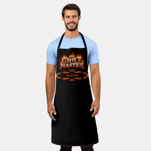 Le tablier de maître du grill ardent
