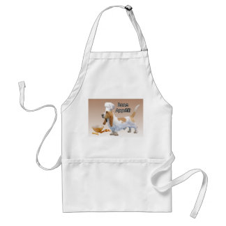 Le tablier du chef d'Appetit d'os de Basset Hound