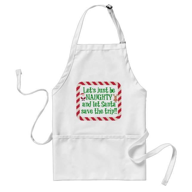 Le tablier mignon de Noël, nous a laissés être (Devant)