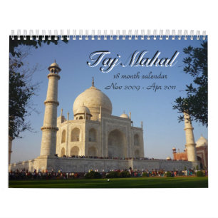 le Taj Mahal calendrier de 18 mois