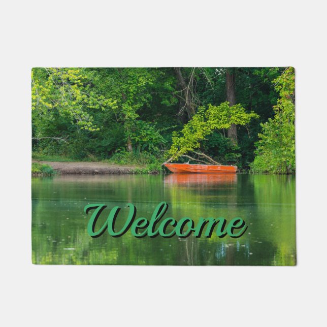 Le tapis d'accueil Orange Boat (Devant)