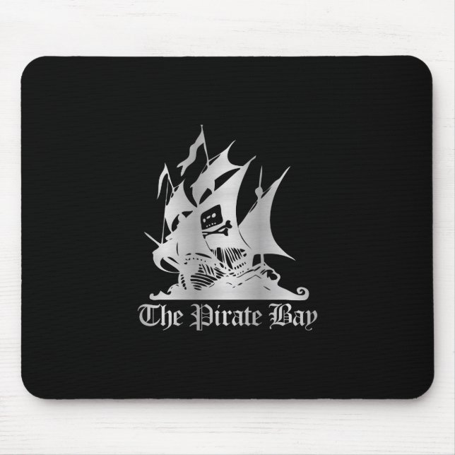 Le tapis de souris de logo d'argent de baie de (Devant)